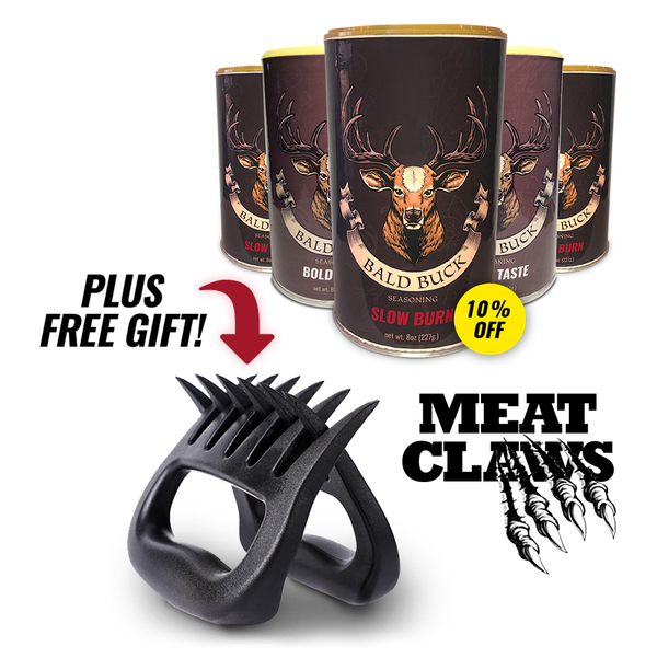 3 Slow Burn & 2 Bold Taste Bundle + Free Meat Claws + Free Shipping