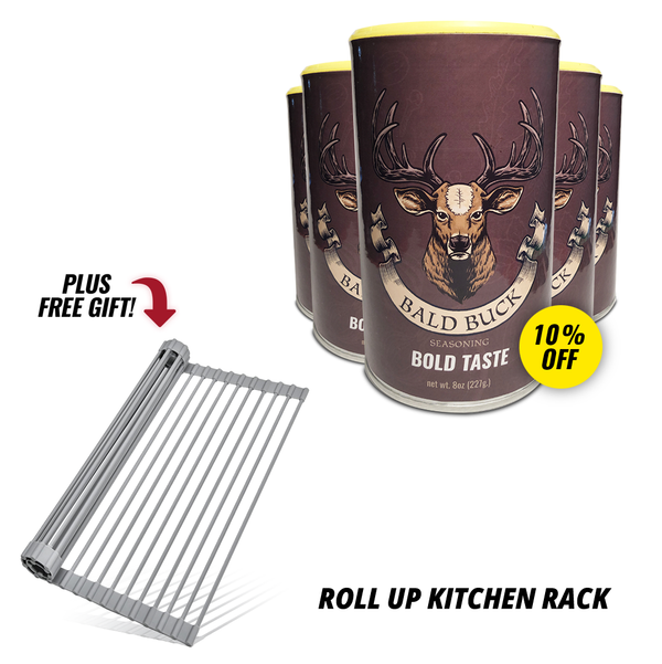 5 Bold Taste + Roll Up Drying Rack + Free Shipping