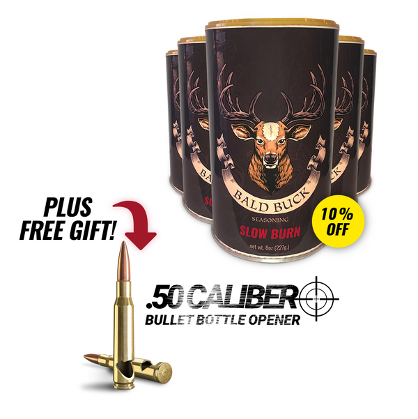 Slow Burn Bundle 5  + Free 50 Caliber Bottle Opener + Free Shipping
